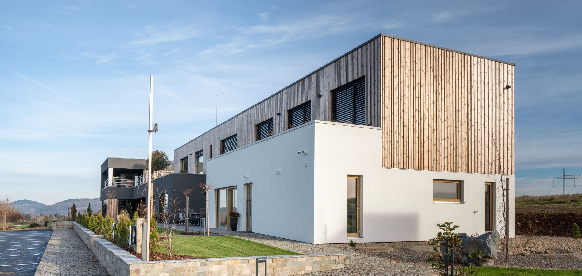 Nové sídlo a kanceláře firmy Lucern Dřevostavby s.r.o.